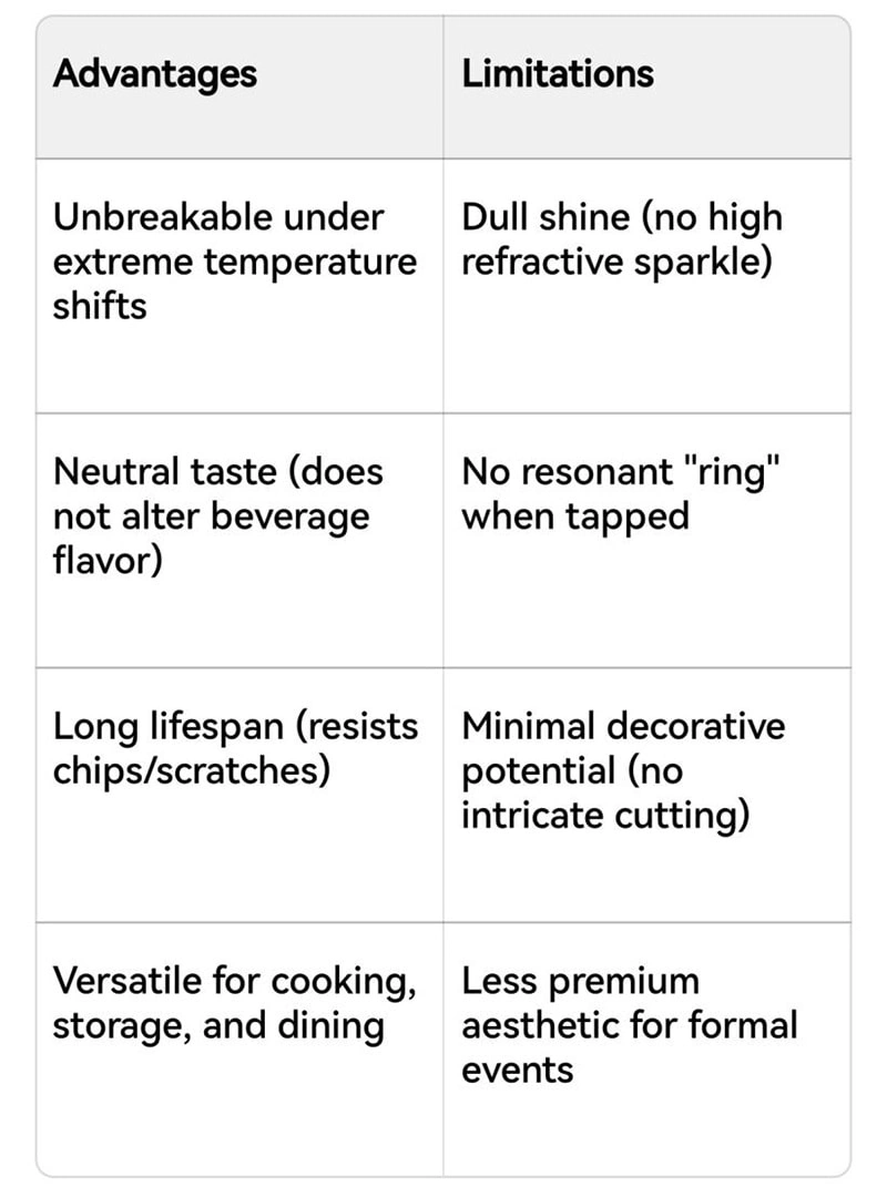 Borosilicate Glassware vs Crystal Glassware